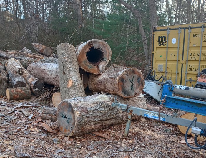 An example of whole log products
